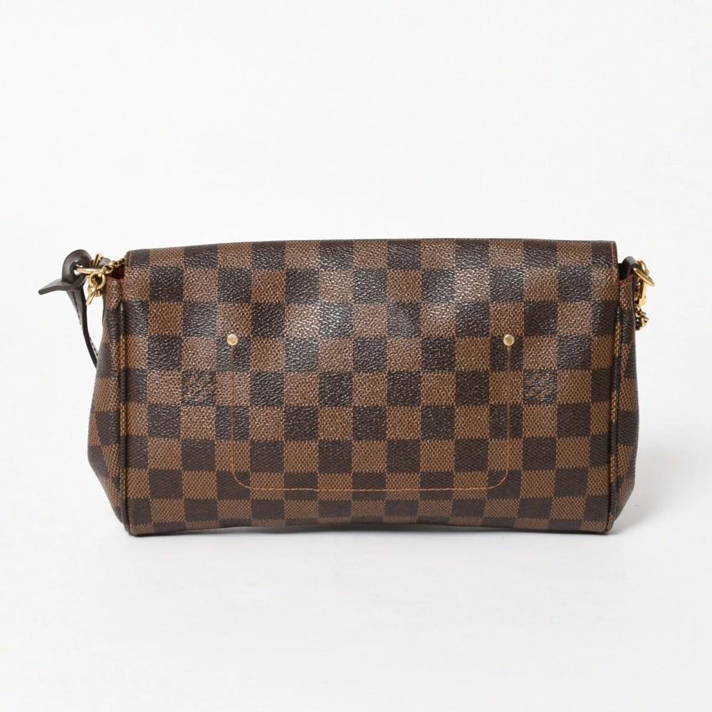 LOUIS VUITTON shoulder bag Damier Favorite canvas brown